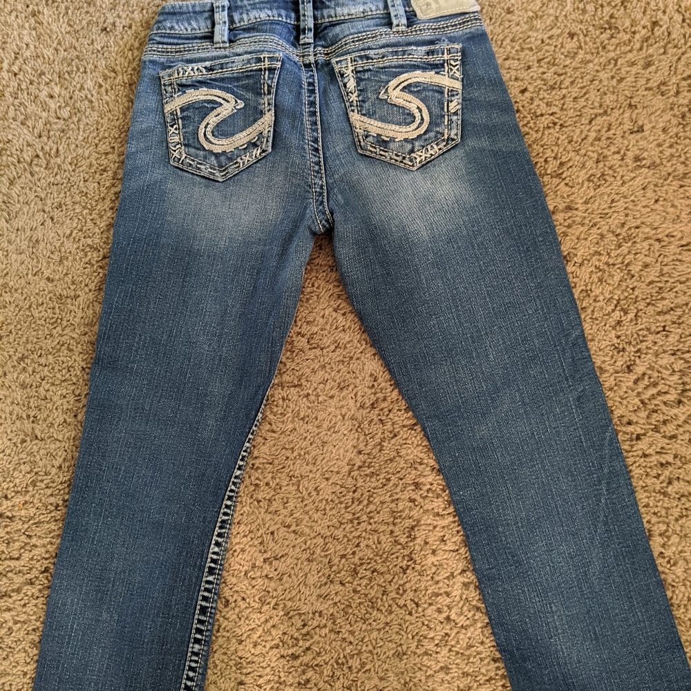 Silver Jeans Tuesday Low Capri